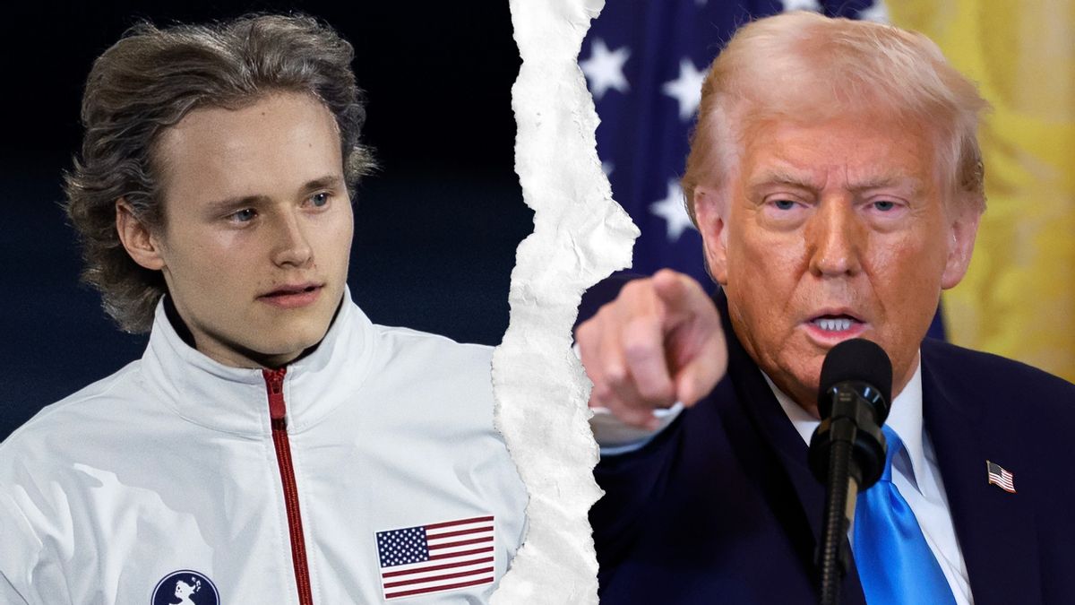 Did US figure skater Ilia Malinin receive threatening message from Trump?