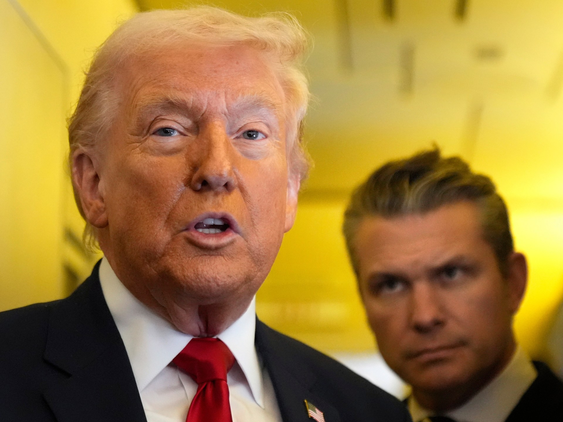 Trump vows control over Iran leaders as officials seek to calm oil concerns