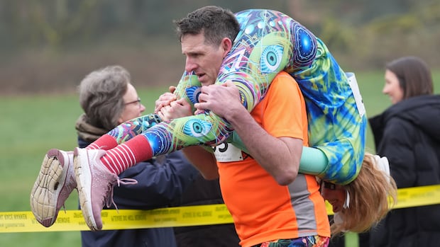 What do you get when you win the U.K. Wife Carrying Race? Bragging rights and a barrel of ale