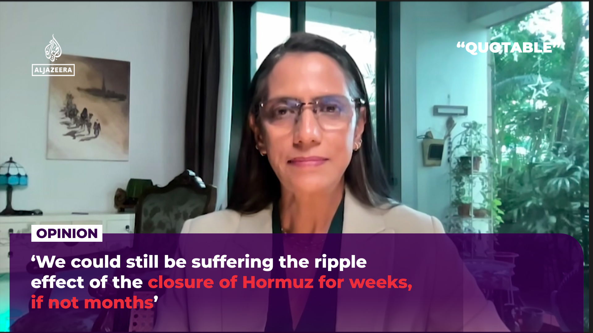 Strait of Hormuz closure will have ‘ripple effect for weeks if not months’