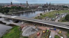 Large parts of Dresden evacuated after 250kg WW2 bomb found
