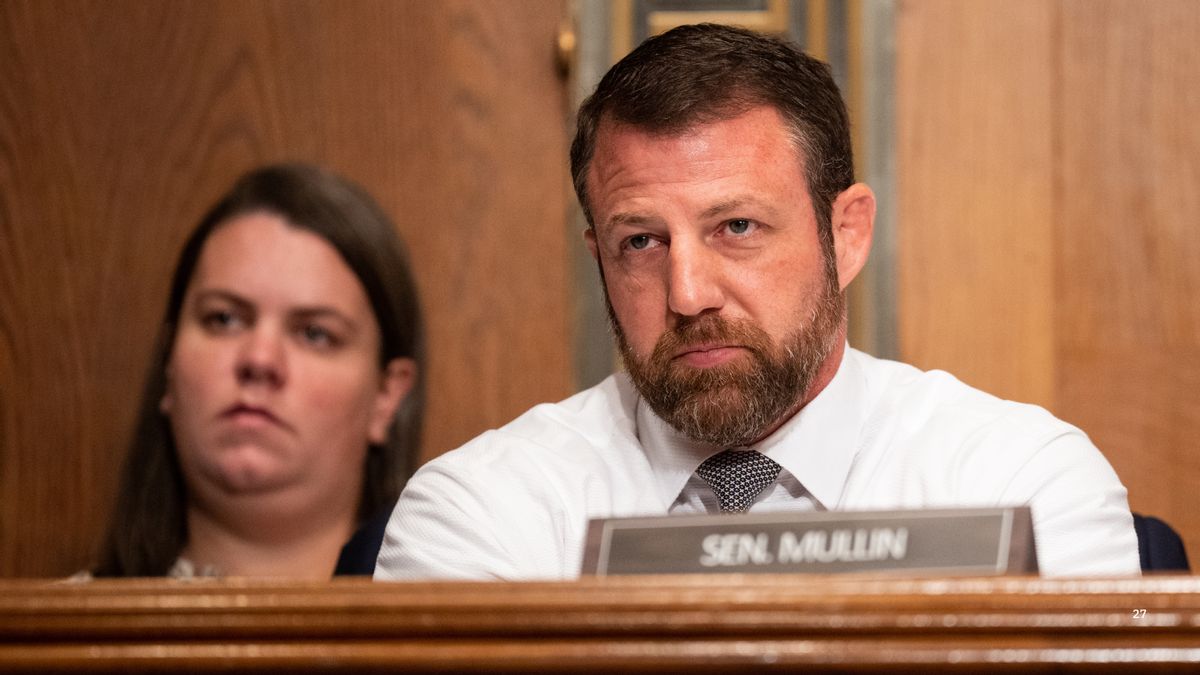 Did Markwayne Mullin challenge Teamsters leader Sean O’Brien to fight during Senate hearing?