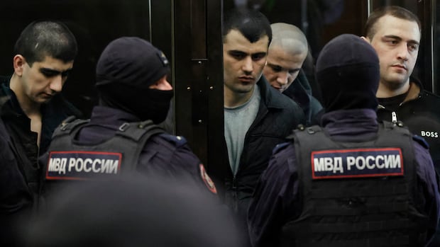 Russia sentences 19 people for deadly concert hall attack that killed 149 people
