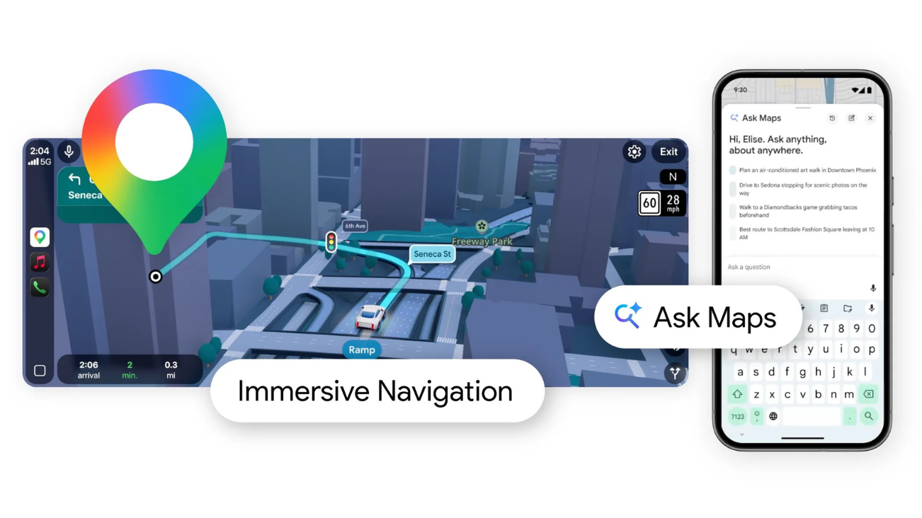 Google’s biggest Maps update in a decade puts Gemini in the passenger seat