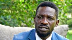 Ugandan opposition leader goes abroad after two months in hiding