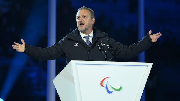 IPC president disappointed with Ukraine, suggests team shifted focus to politics at Milan-Cortina Paralympics