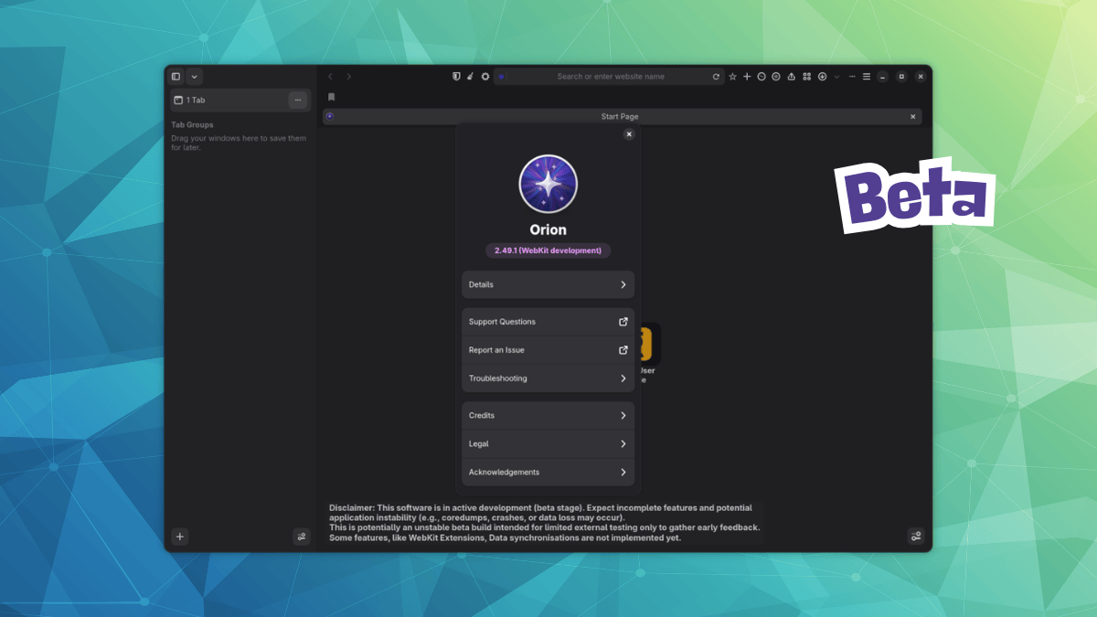 Not a Firefox Fork! Kagi's Orion Browser Arrives on Linux as a Public Beta