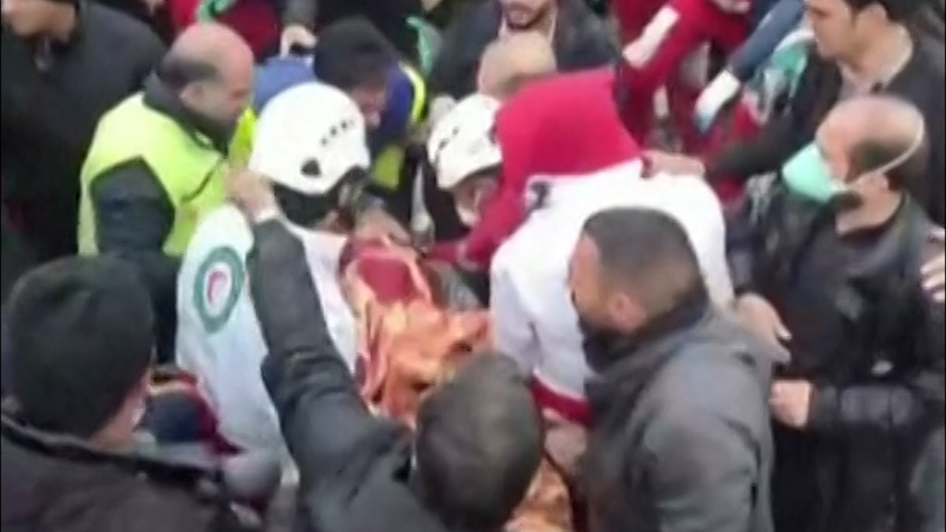 Video: Man rescued from under rubble after attack in Iran