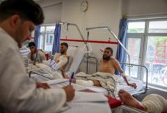 Air strike hit Kabul rehab centre as patients ate dinner, survivor tells BBC