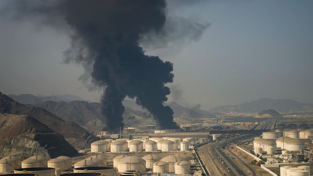 Global markets sink, fuel prices soar as Iran hits Gulf refineries in multiple countries