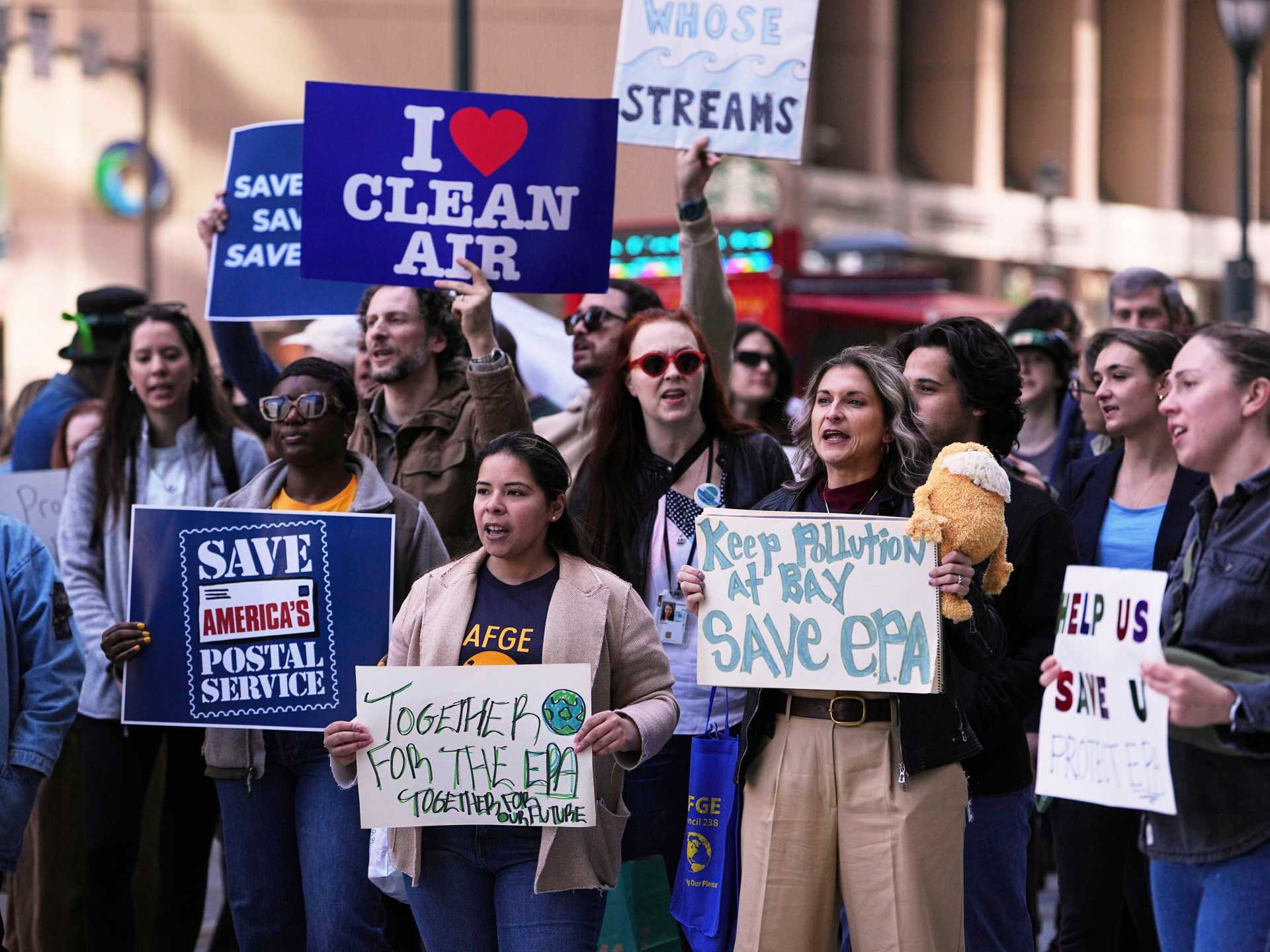 US states file lawsuit challenging Trump’s revocation of climate finding