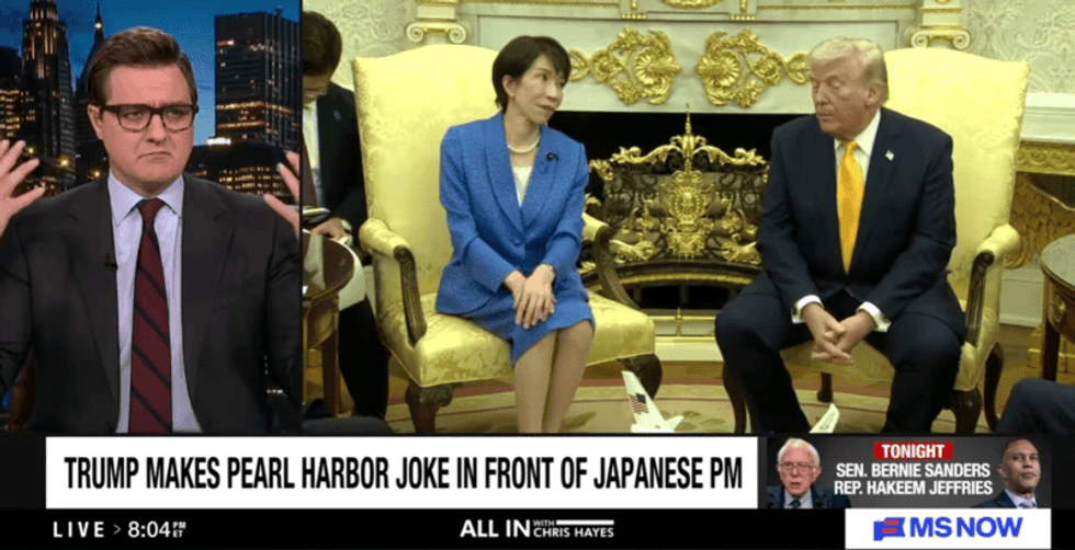 Chris Hayes dumbfounded as Trump exposes himself as a ‘sociopath’ for all to see