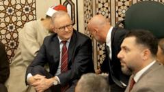 Australia PM heckled at Sydney mosque Ramadan event