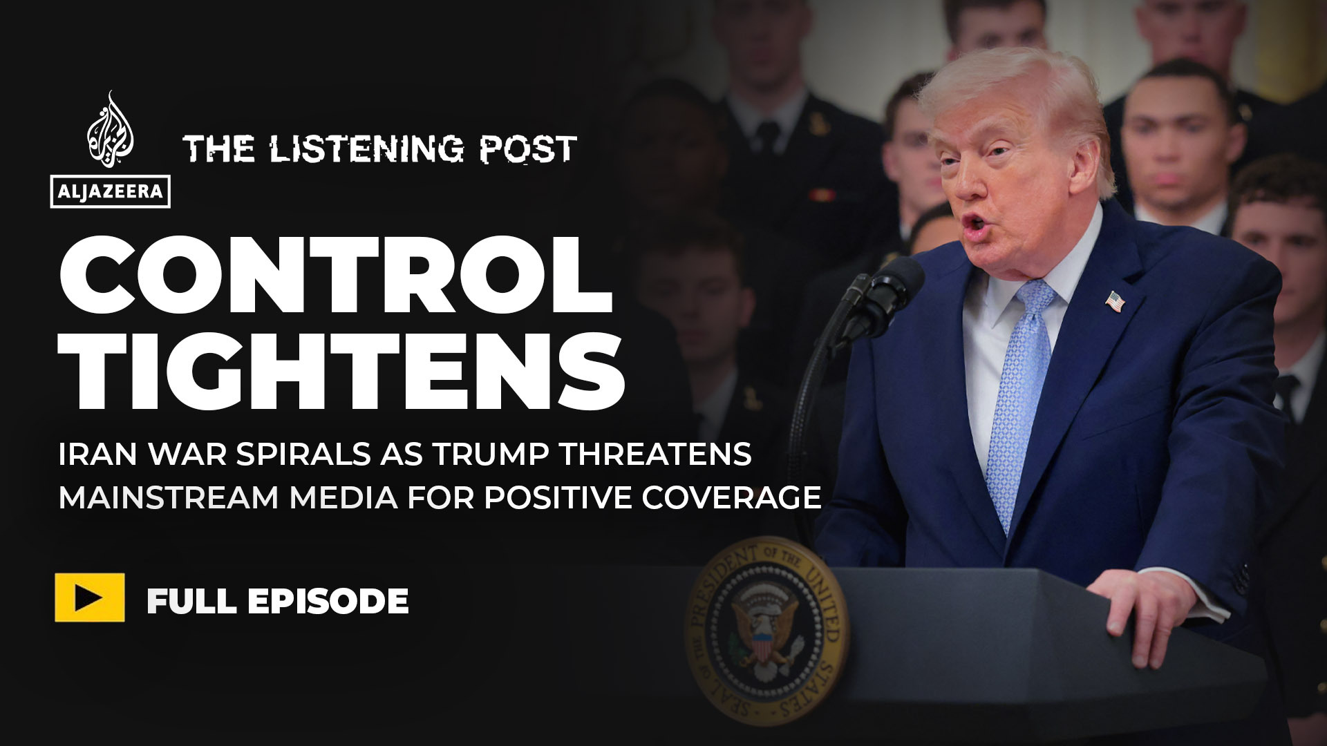 War spirals as information control tightens