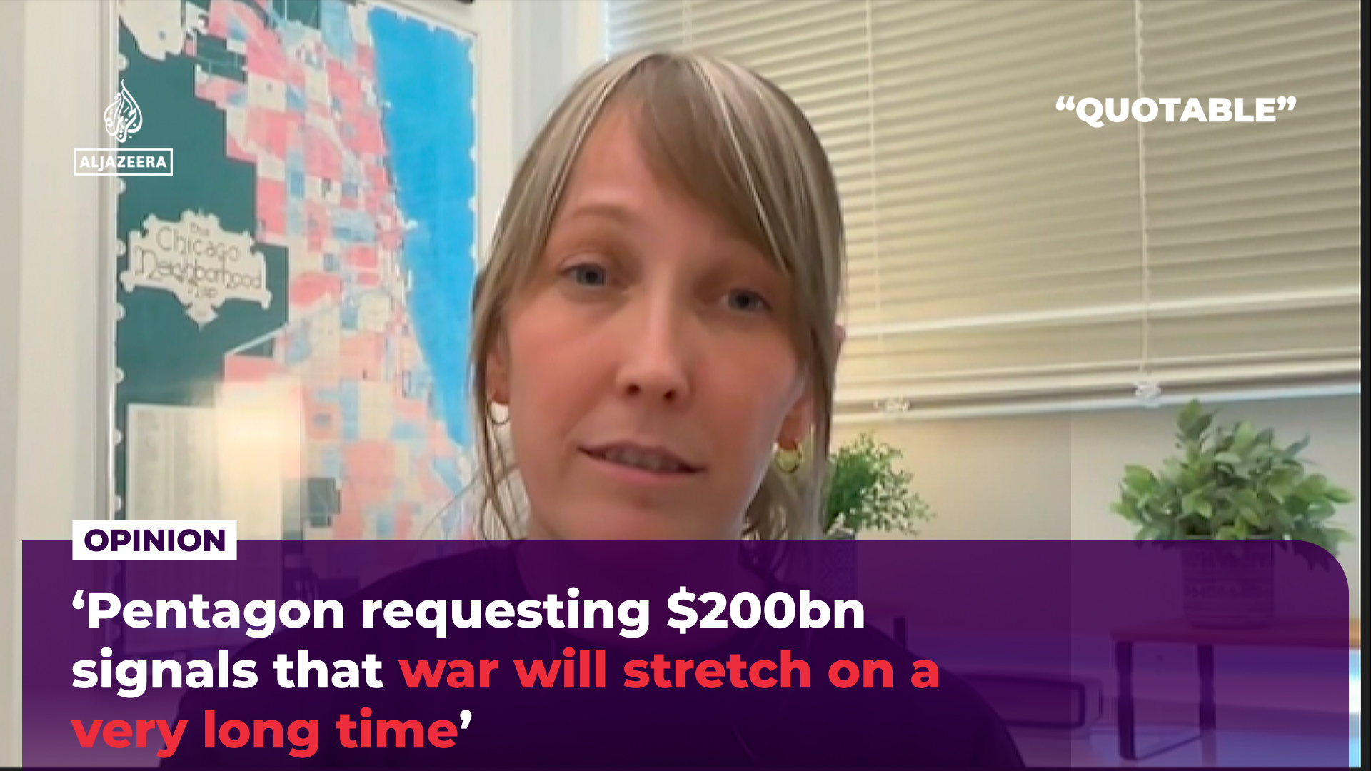 ‘Pentagon requesting $200bn signals that war will stretch a long time’