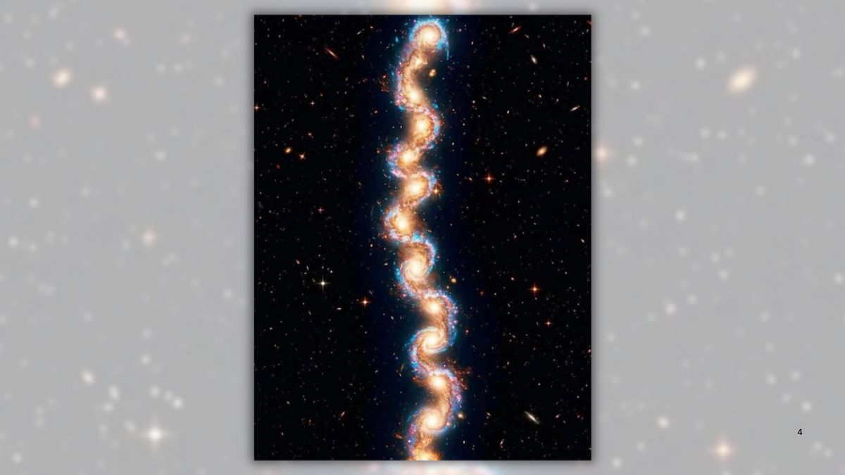 Did scientists release this image allegedly showing ‘Cosmic Vine’ of galaxies? We unearthed the evidence