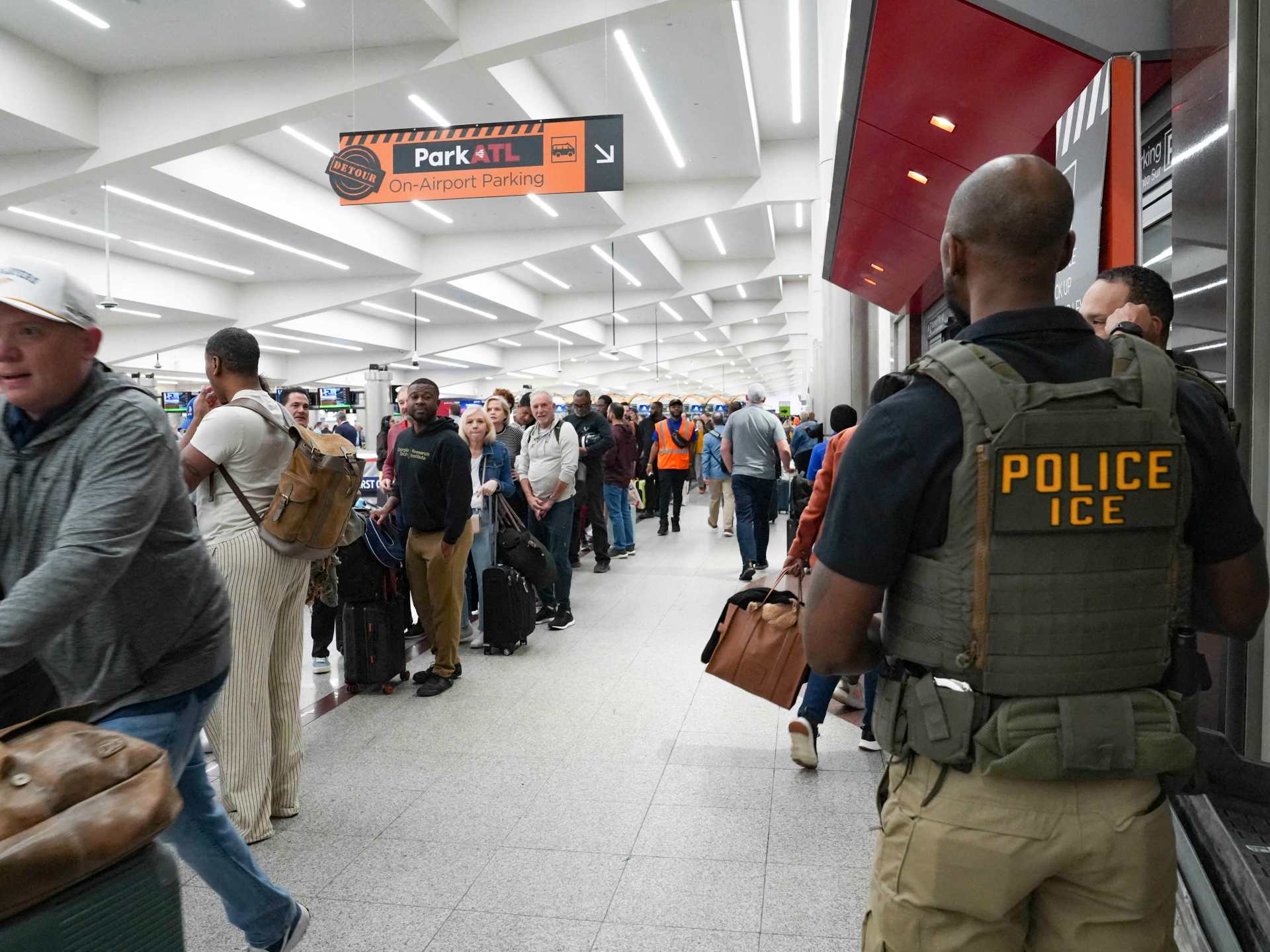 Trump deploys ICE agents to US airports amid staffing issues, delays