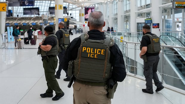 Federal ICE agents patrolling some U.S. airports amid security staff shortages