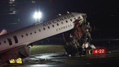 ‘Like the plane got cut in half’: Eyewitnesses describe chaos of LaGuardia crash