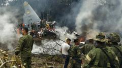 Colombian Air Force plane crashes with 125 people on board