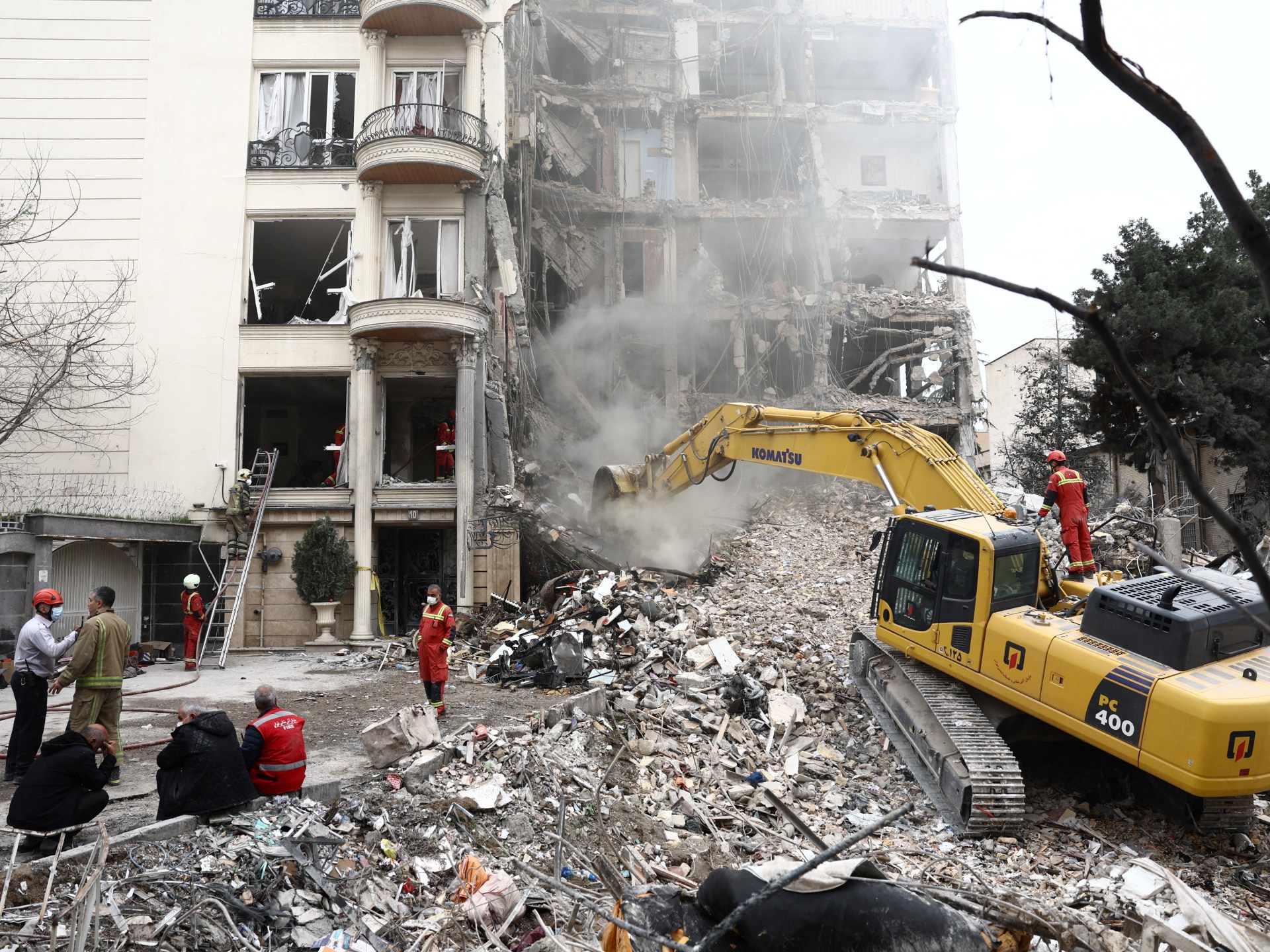 Iran war live: Tehran says Trump’s peace talk claims are ‘fake news’