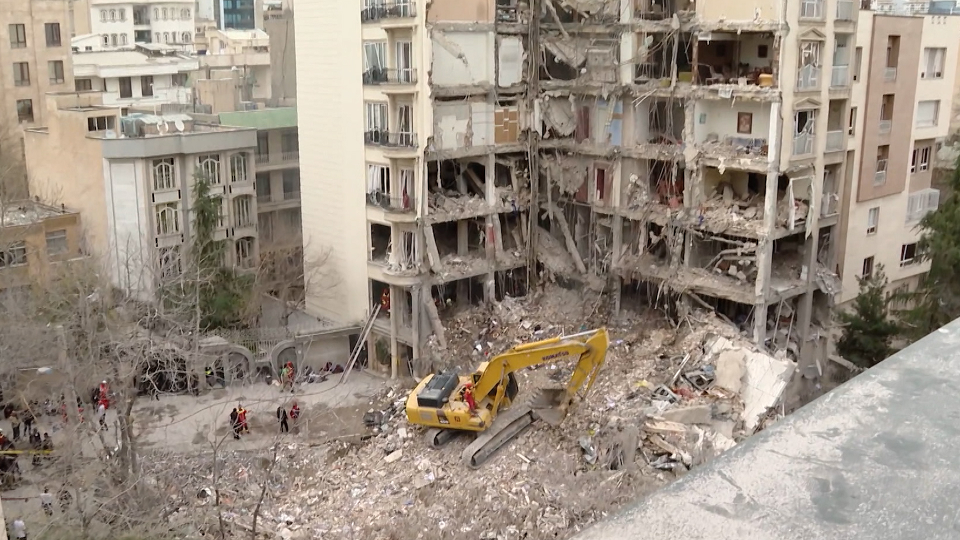 Al Jazeera reports from scene of attack on Tehran residential area