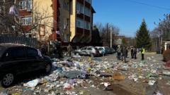 Blast that injured two was ‘terrorist attack’, Ukrainian authorities say