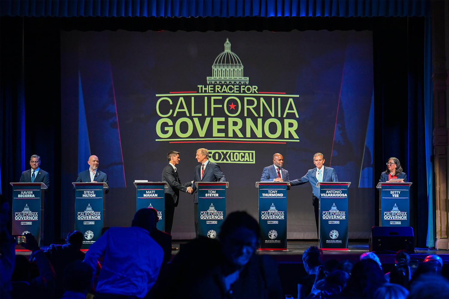 California governor debate canceled after criticism of criteria that excluded candidates of color