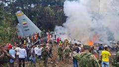 Death toll from Colombian military plane crash rises to 69 as search ends