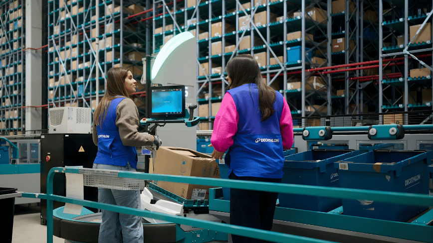 Decathlon doubles warehouse output with Exotec’s climbing robots across seven European sites