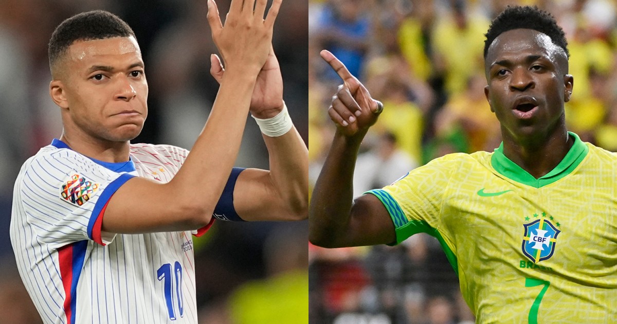 Brazil vs France: When and where is the match? Will Mbappe, Vinicius play?