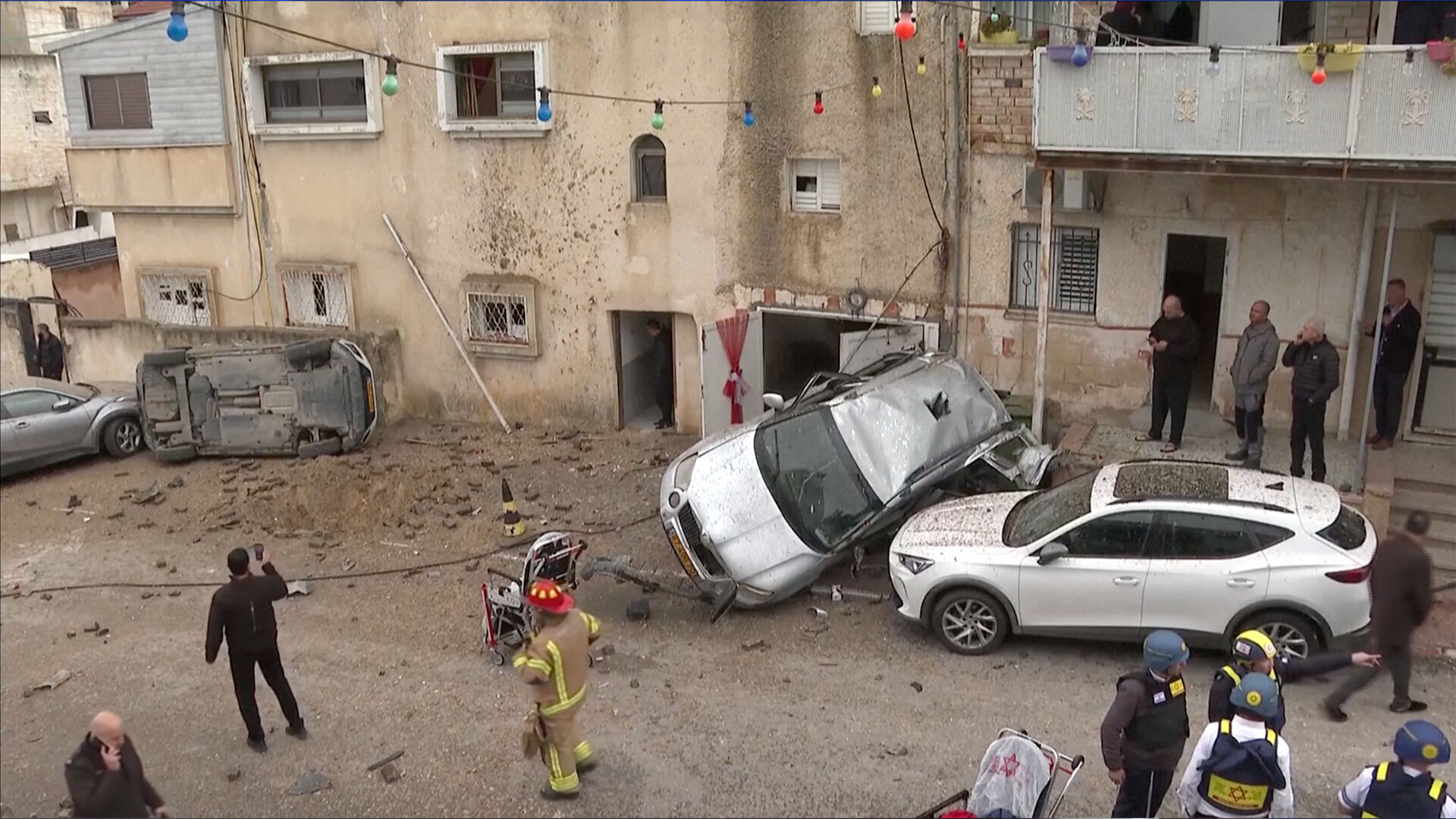 Damage in Israel from Iranian attacks