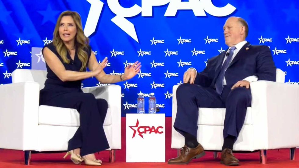 ‘People, come on!’ CPAC host shocked after audience doesn’t boo Joe Biden