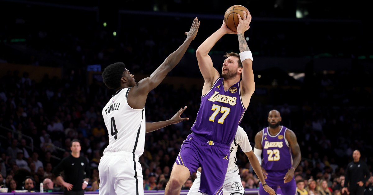 Doncic faces one-game ban after technical foul in Lakers win against Nets