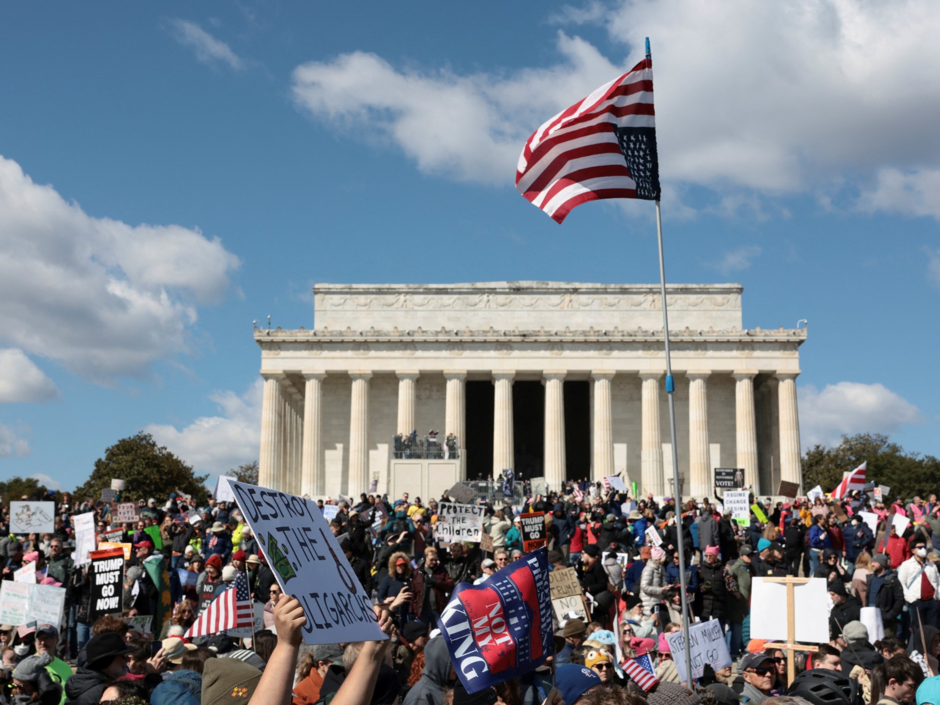 Photos: ‘No Kings’ protests erupt across the US, with a Minnesota focus