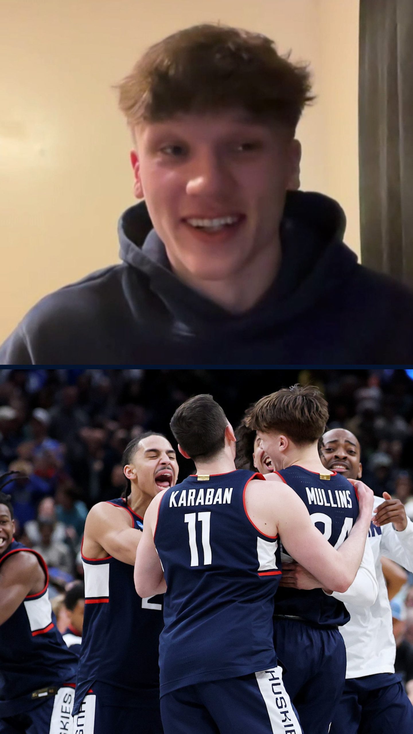 UConn’s Mullins reflects on his game-winner over Duke