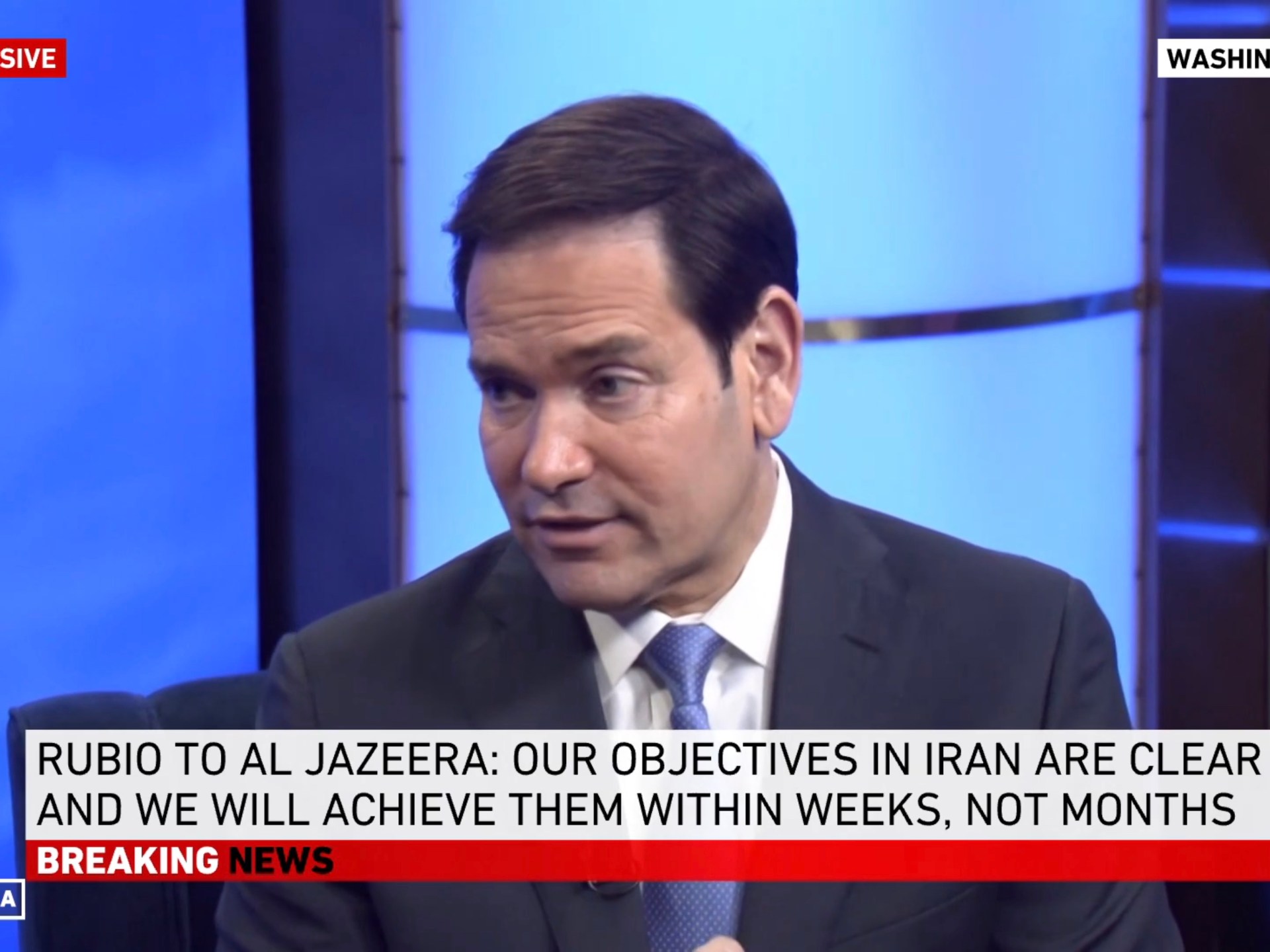 Al Jazeera’s full interview with Marco Rubio on US war on Iran