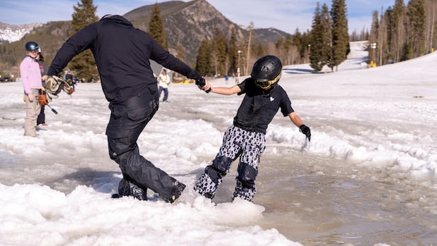 Heat dome burns off mountain snow in western U.S.,  flashing warning for fire season