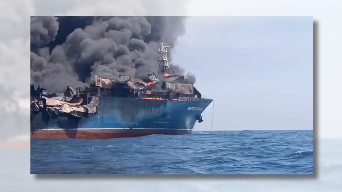 Does video show Pakistani-flagged tanker burning in Strait of Hormuz? Here’s the truth