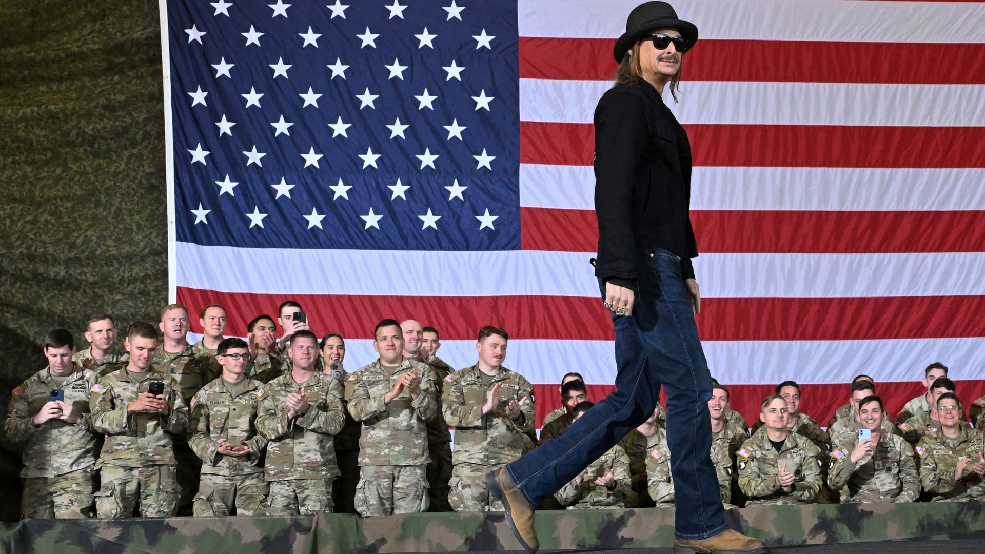 ‘Carry on, patriots’: Investigation dropped into army crews who flew near Kid Rock’s house