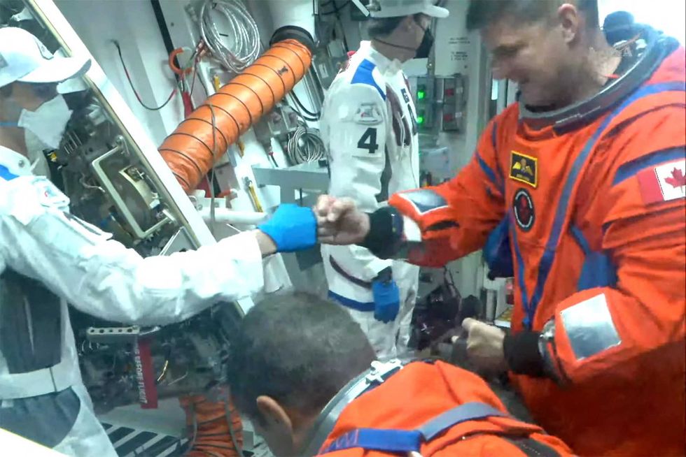 Watch live: First manned moon mission in decades set for liftoff