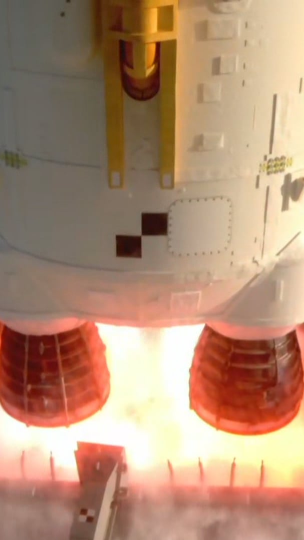 Watch as Artemis II departs Earth