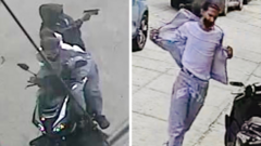 Infant shot dead on New York street by  men on motorbike, police say