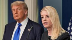 Trump removes US Attorney General Pam Bondi