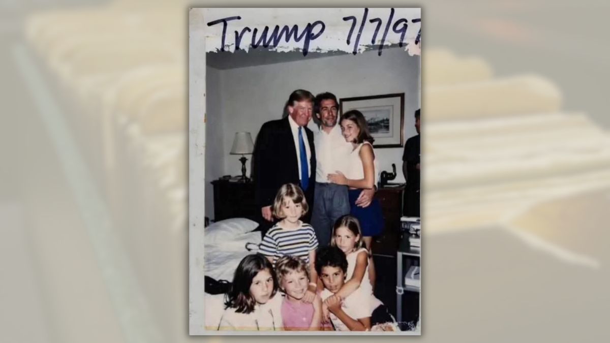 Image of Trump, Epstein with young female and children is fake. Here’s the proof