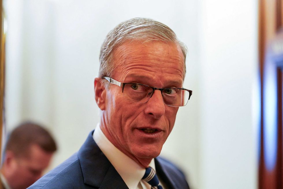 GOP fractures deepen: Thune blindsides Johnson in DHS shutdown fight