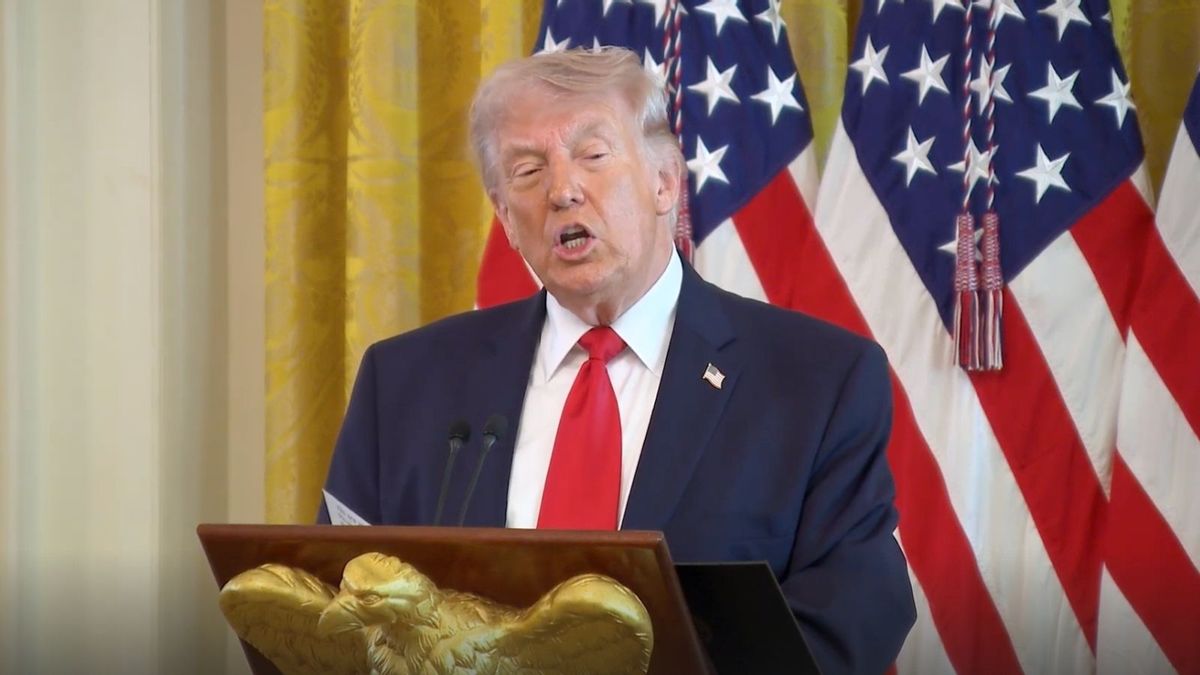 White House posted and deleted video of Trump mocking SCOTUS justices, Macron and others