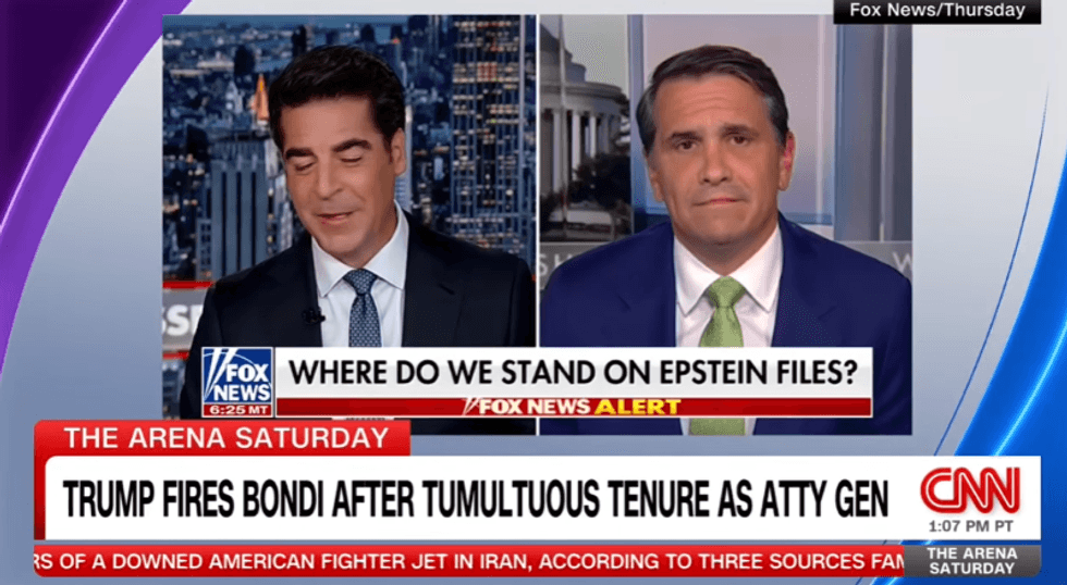 ‘Jesse Watters of all people!’ CNN erupts in laughs after Trump AG ripped on Fox News