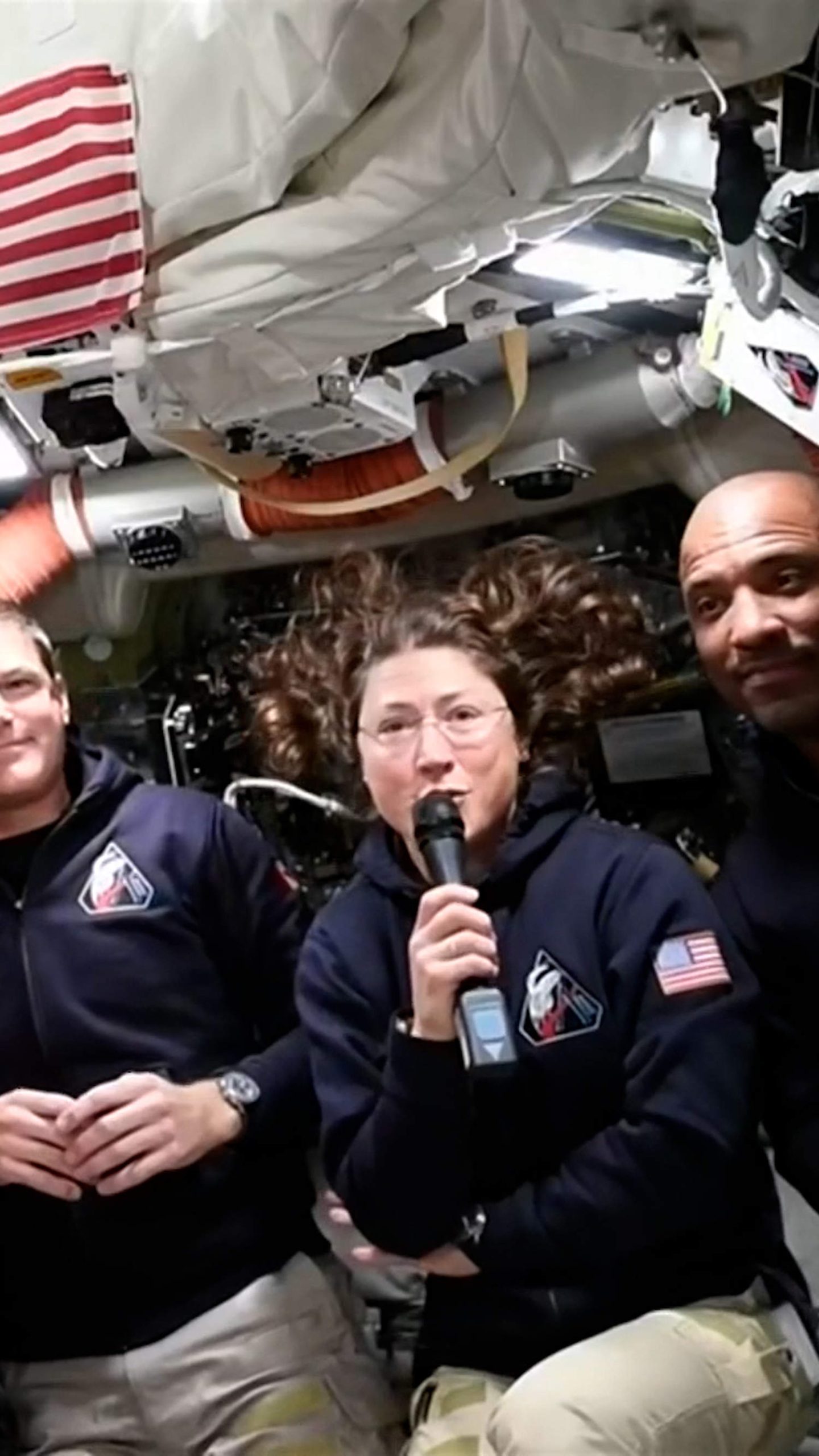 Artemis II crew tells NBC News what sleep is like in space