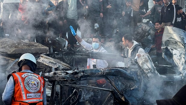 Israeli airstrike kills 4 Palestinians in Gaza, medics say